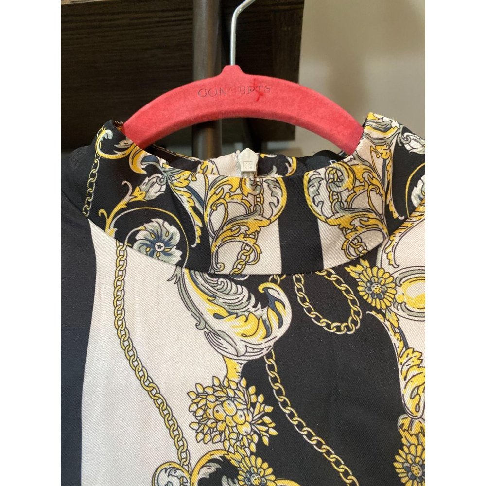 Bardot Scarf Print Shirt Mini Dress  US 6/S - Picture 9 of 14